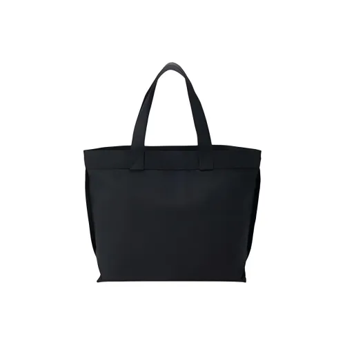 MUJI Хлопок Тоут Сумка Сумка для покупок Сумка на плечо Сумка среднего размера унисекс черный белый средне-серый