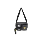 Тёмно-серый + Значок молния медведь