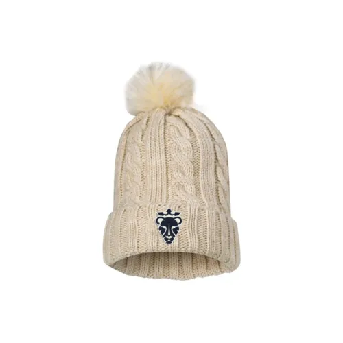 Nike Акриловые шапки-бини унисекс бежевого цвета