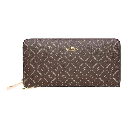 GOLDLION PVC с искусственной кожей кошелек женский светлый кофейный темный кофейный