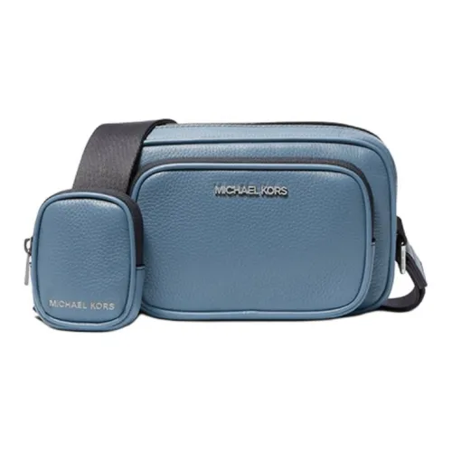 MICHAEL KORS MK Cooper Коровья кожа Camera Сумка Монетница Сумка через плечо Мужская Синяя