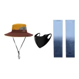 Жёлтый + Чёрный + Синий Серый (Шапки и кепки + Маска для лица + Охлаждающие рукава)