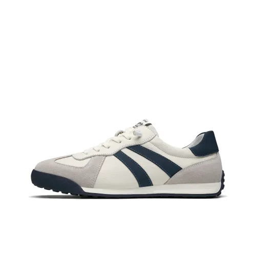 MILLIE'S Устойчивый к истиранию противоскользящий низкий топ повседневная обувь мужская белая и синяя