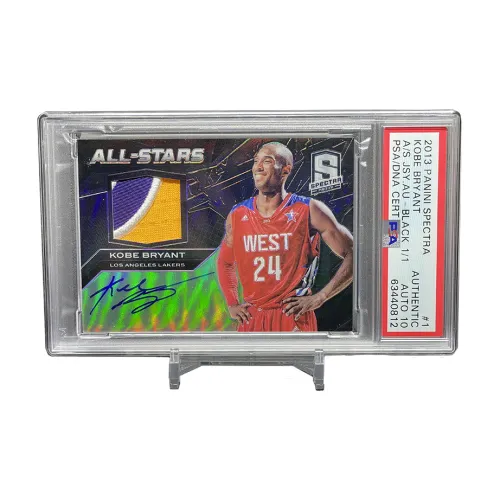 PANINI Kobe Bryant 2013-14 Spectrum Lakers GU Jersey Patch Signed Certified Cards 1 Pack PANINI Кобе Брайант 2013-14 Spectrum Lakers GU Джерси Патч Подписанный Сертифицированные Карты 1 Упаковка