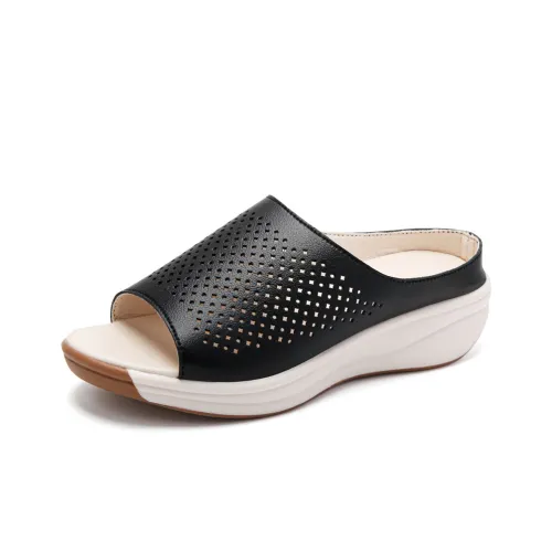 Reivanti Резиновая подошва Slip-resistant Слипоны Женские Черные