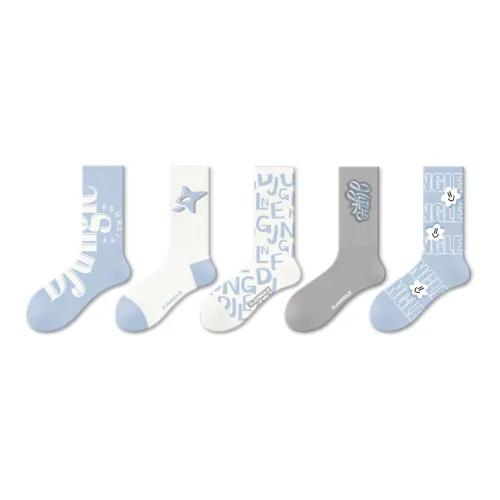 DJUNGLE Носки до колена женские упаковка из 5 пар