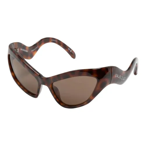Balenciaga Ацетат Нерегулярная форма Солнцезащитные очки Женские Черепаховый