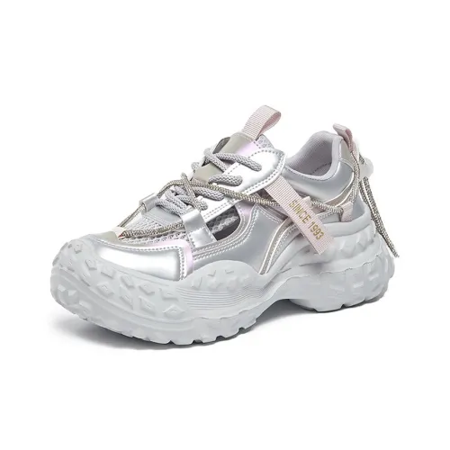 La Chapelle Амортизация противоскользящие устойчивые к истиранию увеличивающие высоту Низкие кеды с толстой подошвой Женские