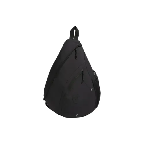 Adidas Нейлоновая Сумка через плечо Унисекс Черный Сланец