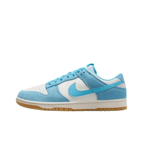 Nike Dunk Low Топ Скейтборд Кроссовки Унисекс Синий Белый