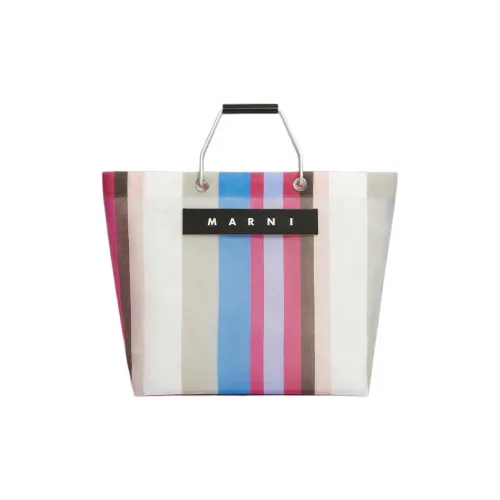 MARNI Полиамид и Металл Тоут Сумка Сумка для покупок Сумка Женская Белая и Многоцветная
