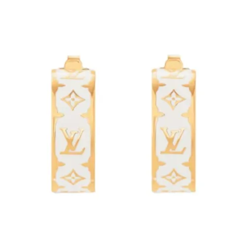 LOUIS VUITTON NANOGRAM ENAMEL Серьги Женские
