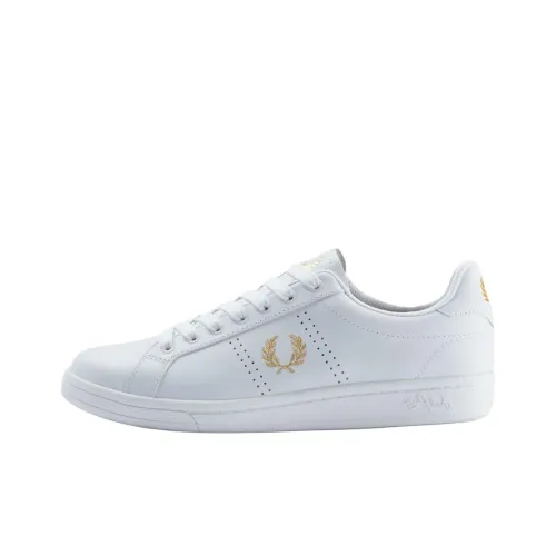 FRED PERRY Slip-resistant Low Top Скейтборд Кроссовки Унисекс Белый