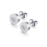 Роман numeral Серьги-гвоздики [Серебро]