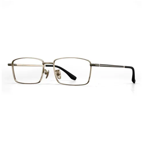 Wood Premium Титан Квадратные Оправы для Очков Унисекс
