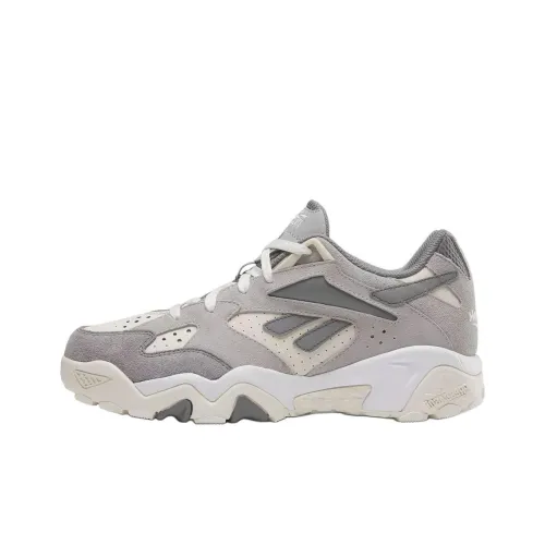 TH x Reebok Preseason 94 Амортизация Износостойкий Низкий Топ Винтажные Баскетбольные Кроссовки Унисекс Серый Белый