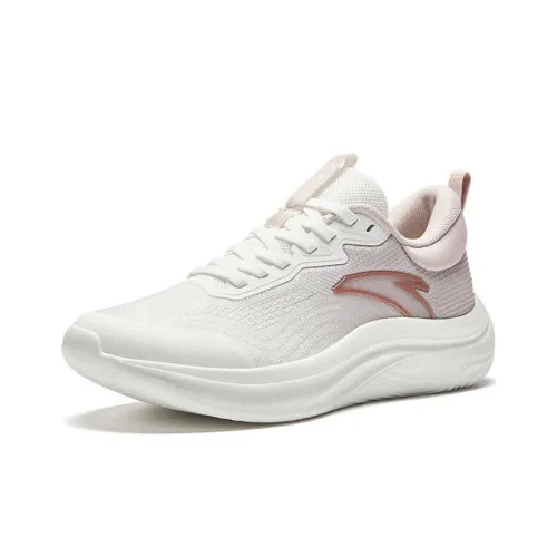 ANTA Divine Movement Противоскользящие Устойчивые к истиранию Низкий Топ Беговые кроссовки Женские Белый Серый