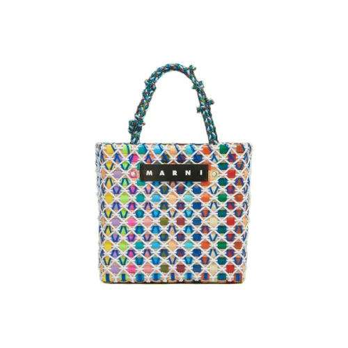 MARNI Полипропиленовая сумка-тоут из поливинилхлорида сумка для покупок женская многоцветная
