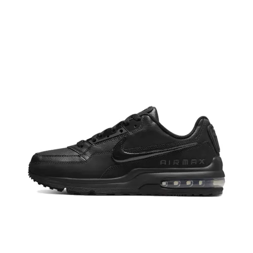 Nike Air Max LTD 3 Амортизация Износостойкие Низкие Кроссовки для Бега Мужские Черные
