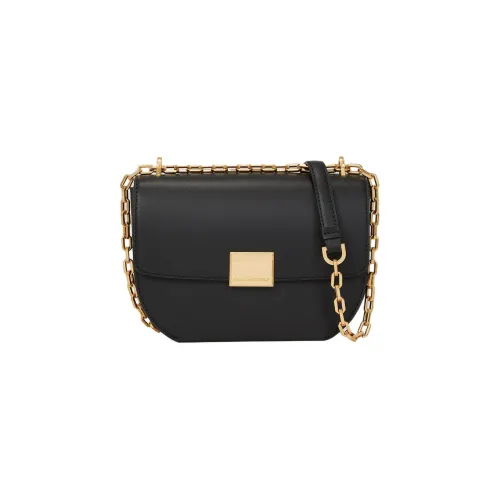 Karl Lagerfeld Корова Кожа Сумка Сумка через плечо Сумка через плечо Маленькая Женская Черная