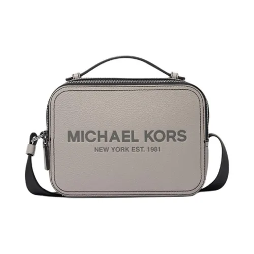 MICHAEL KORS Сумка через плечо из коровьей кожи с искусственной кожей мужская серая