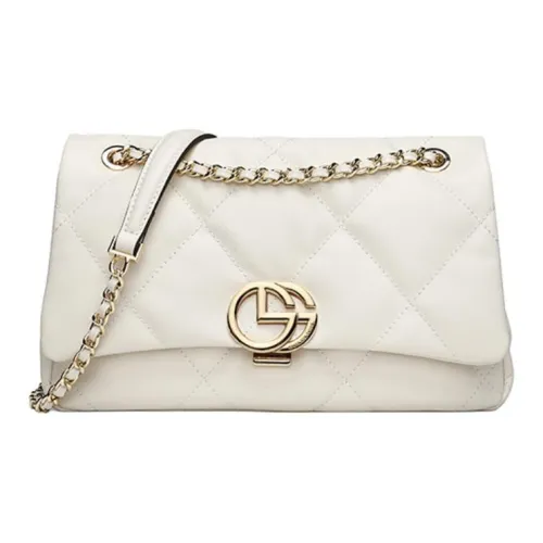 GOLDLION Сумка через плечо из коровьей кожи сумка на плечо женская экрю черный пурпурно-розовый