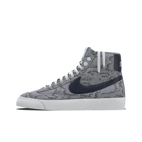 Nike Slip-resistant Abrasion-resistant High Top Skateboard Shoes Unisex Gray Black Найк Slip-resistant Abrasion-resistant Высокие Кроссовки для скейтбординга Унисекс Серый Черный