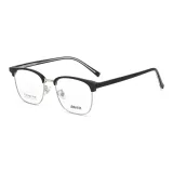 Контакт 98028 Полная Рамка Черно-серебро C03