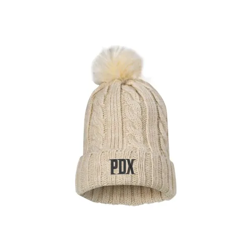 Nike Акриловые шапки-бини унисекс бежевого цвета