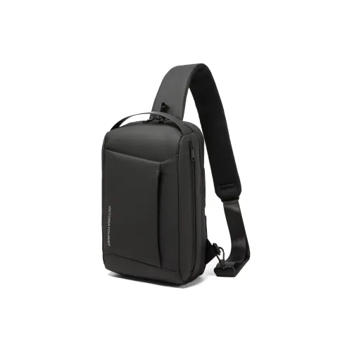 Victorian Traveler Полиуретан Слинг Сумка Сумка через плечо Стандартная Мужская Черная