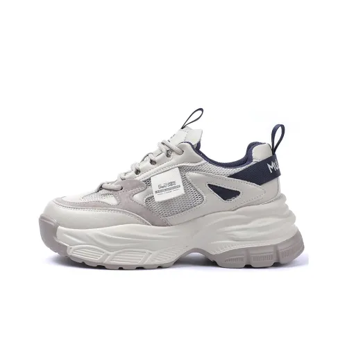 Mulinsen Износостойкий Легкий Дышащий и Нескользящий. Низкий Топ Толстая Подошва Женские Кроссовки