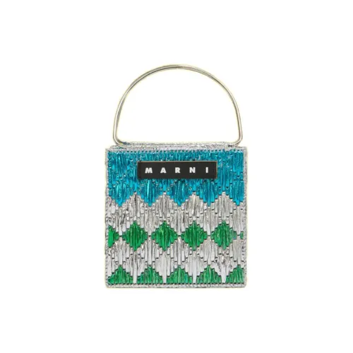 MARNI Полиэстер Тоут Сумка Сумка для покупок Сумка Мини Women's Silver