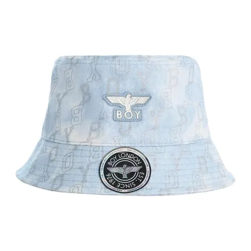 Boy London Cotton Bucket Hats Унисекс Синий