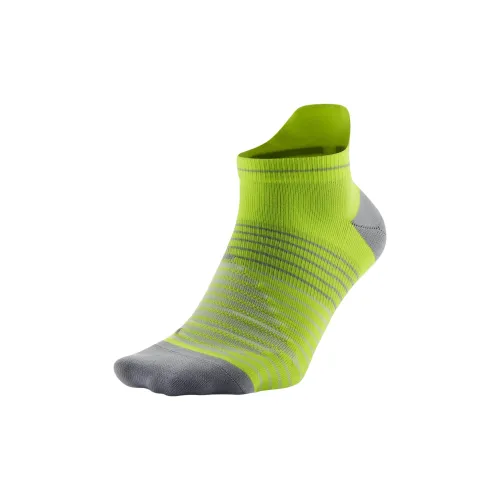 nike Dri FIT Легкие No Show TAB Низкие носки Унисекс Неоново-зеленый