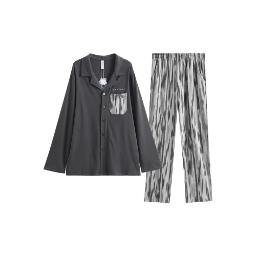 FENTENG Пижамный комплект мужской цвет угольно-серый