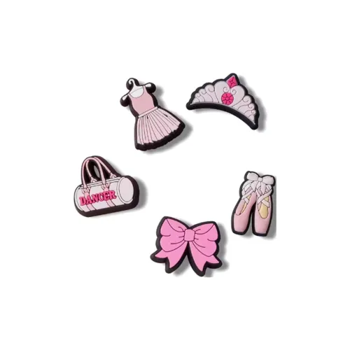 Crocs PVC Обувь Цветочный Дизайн Унисекс Розовый