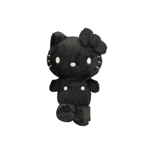 Санрио Hello Kitty 50th Anniversary Ограниченный 1987 Черный Куклы Плюшевый Подвеска Трубы Высокие