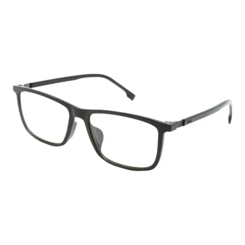 BOSS Ацетат Прямоугольные Оправы для Очков Мужские Черные