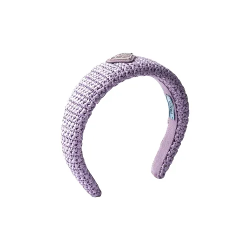 PRADA Ткань Ободки для волос Женские Фиолетовый