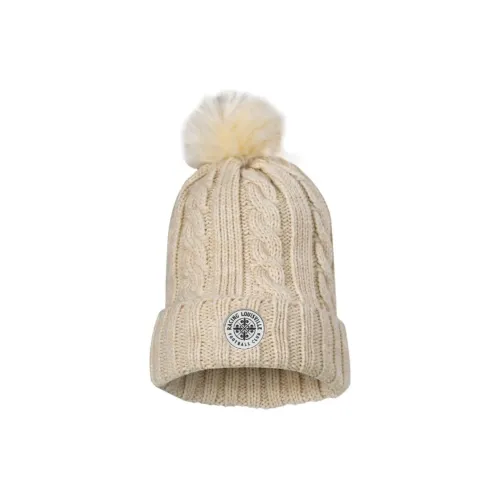 Nike Акриловые шапки-бини унисекс бежевого цвета