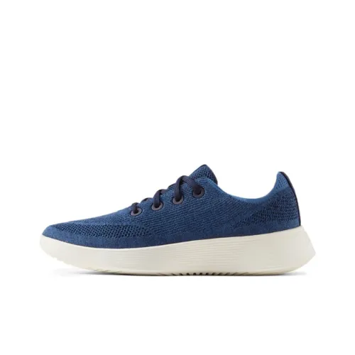 Allbirds Tree Runner Slip-Resistant Abrasion-Resistant Low Top Casual Shoes Unisex Blue Allbirds Tree Runner Противоскользящий Устойчивый к истиранию Низкий Топ Повседневная Обувь Унисекс Синий