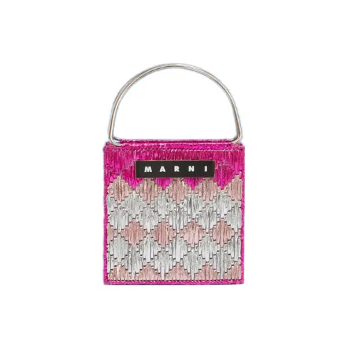 MARNI Полиэстер Тоут Сумка Сумка для покупок Мини Сумка Женская Фуксия