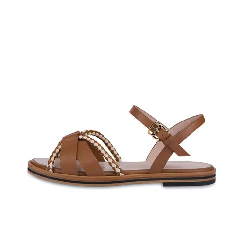 Pollini Interlude one Ремень Сандалии Женские Коричневый