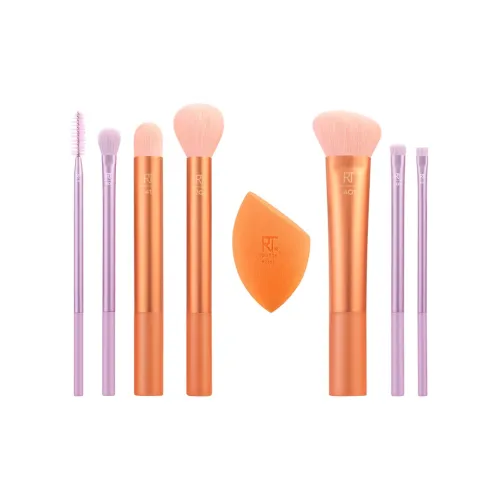 Real Techniques Улучшенная щетка и губка Makeup Brush набор портативный 8 штук набор