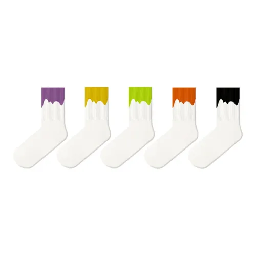 Duanmei Носки Crew Унисекс 5 пар смешанные цвета