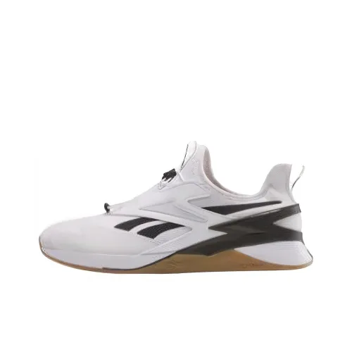 Кроссовки для тренировок Reebok Nano X3, низкий топ, белый и черный, унисекс