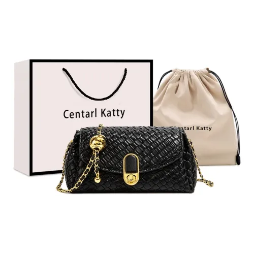 CentarlKatty ПУ (полиуретан) Сумка через плечо Женская Черная