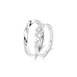 Любовь Планета Парные кольца [Стиль Positioning Два]