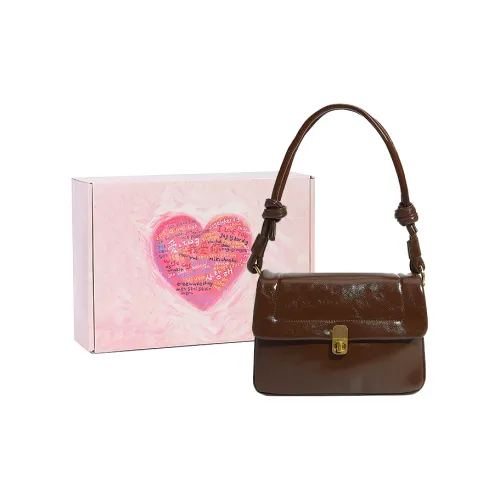 MINLUBAOLUO Сумки через плечо Коричневый С подарками Ограниченная серия Коробка 520 Женские