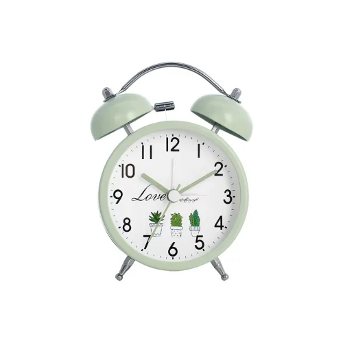 HENSE Кварцевый механизм Будильник Унисекс Белый циферблат HA21